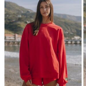 Unisex Oversized Crew - heart